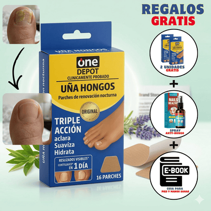 FungiStop® Parches Reparadores para Hongos en Uñas