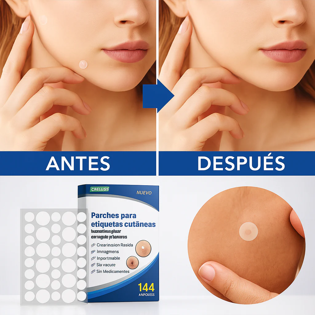 144 parches: alcanza para varias zonas y repeticiones