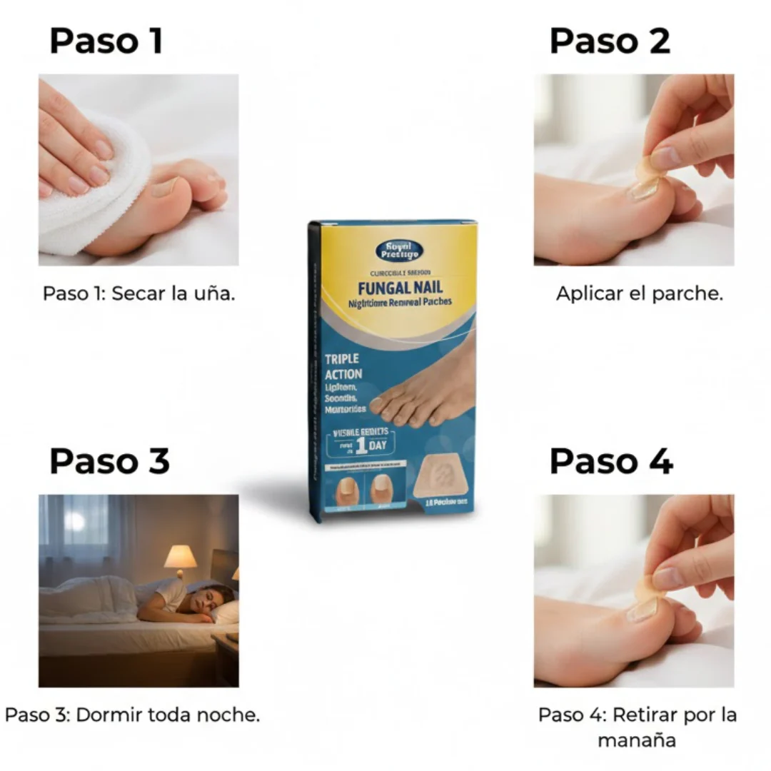 FungiStop® Parches Reparadores para Hongos en Uñas